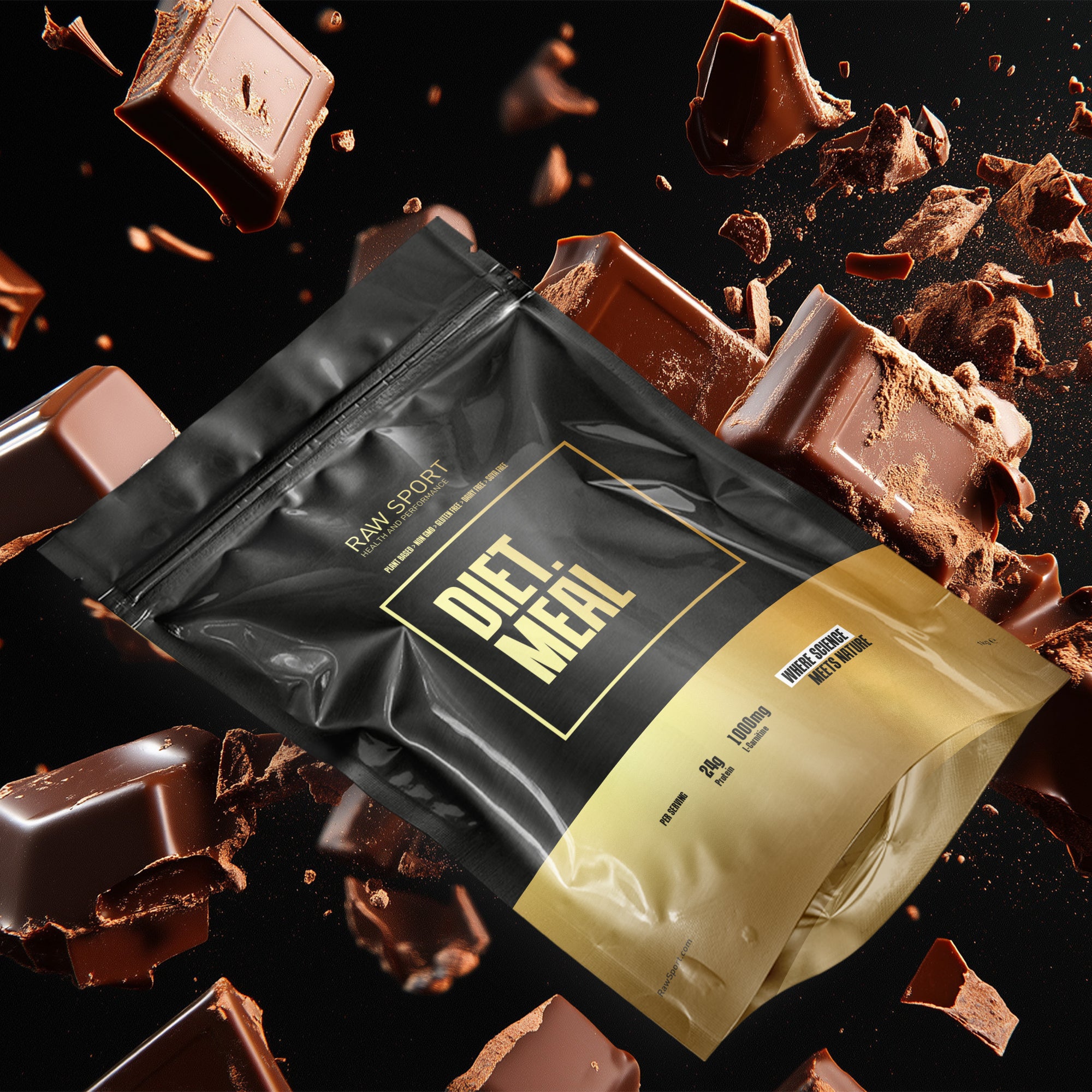 Diet Meal Protein (1KG) Powder - Raw Sport