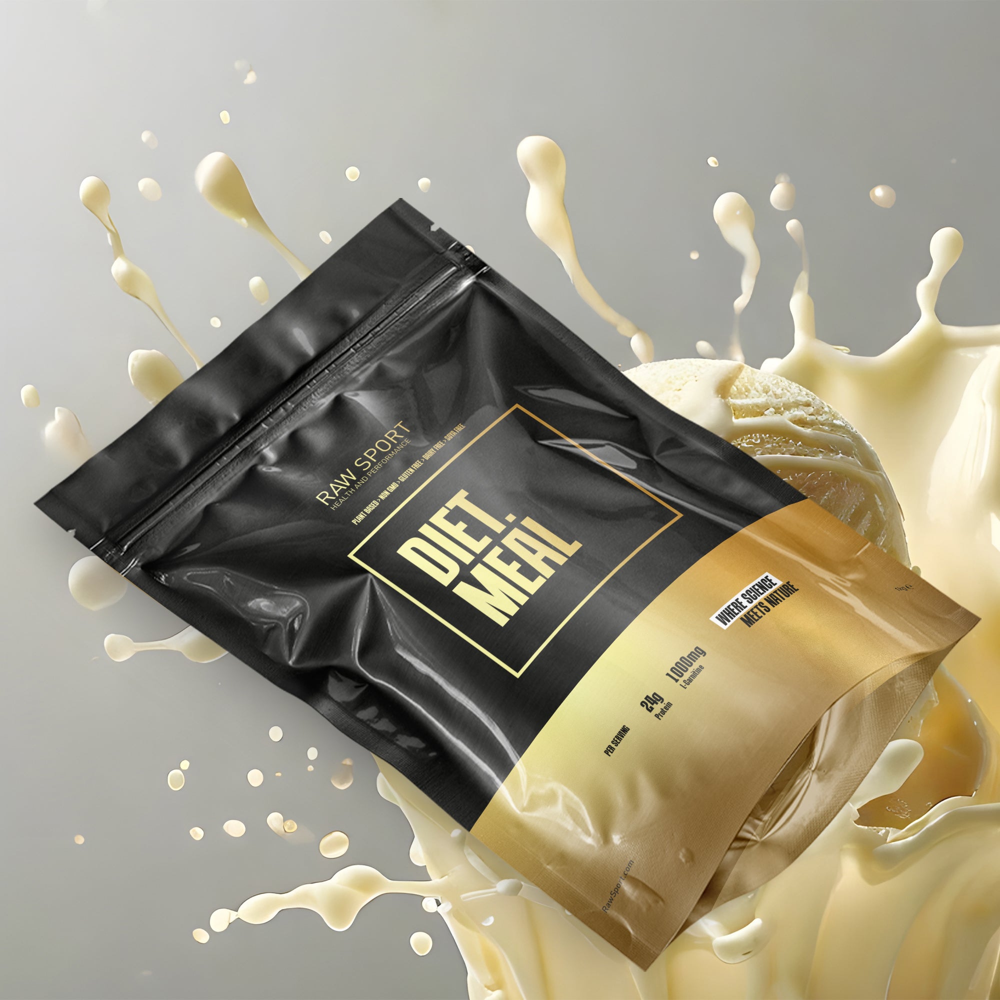 Diet Meal Protein (1KG) Powder - Raw Sport