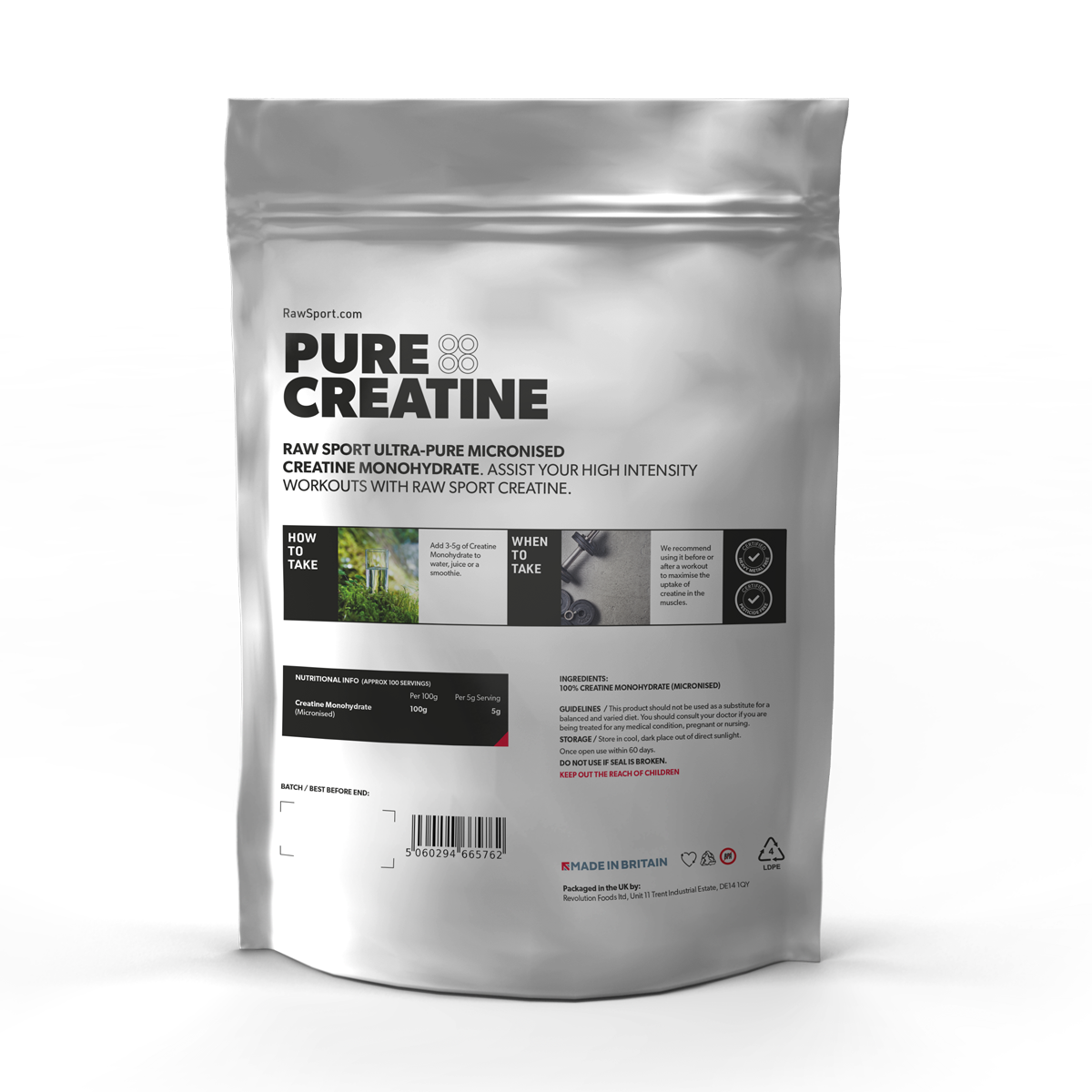 Pure Creatine Monohydrate 250g