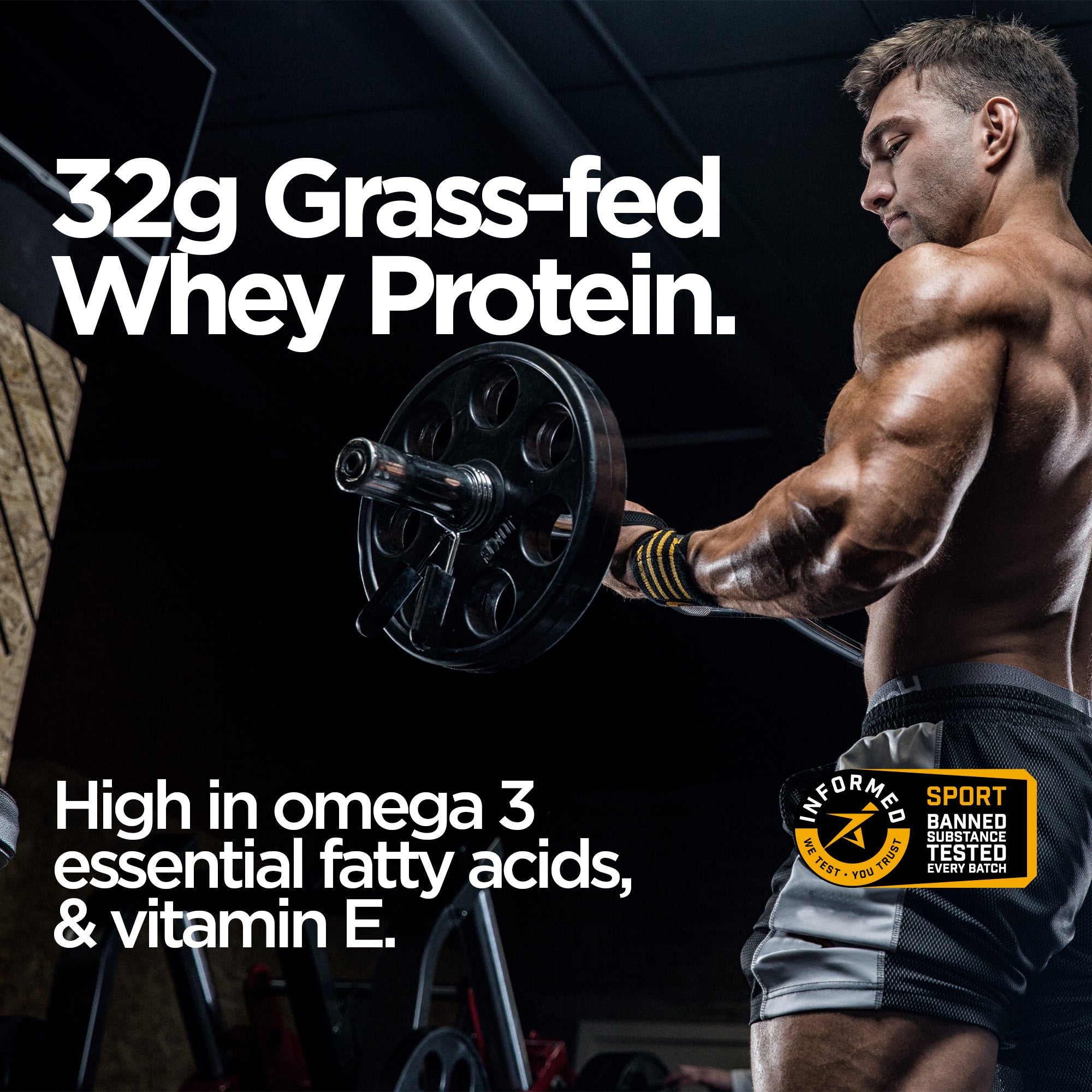 Pro Whey Mass Gainer - Grass Fed - Informed Sport - Raw Sport