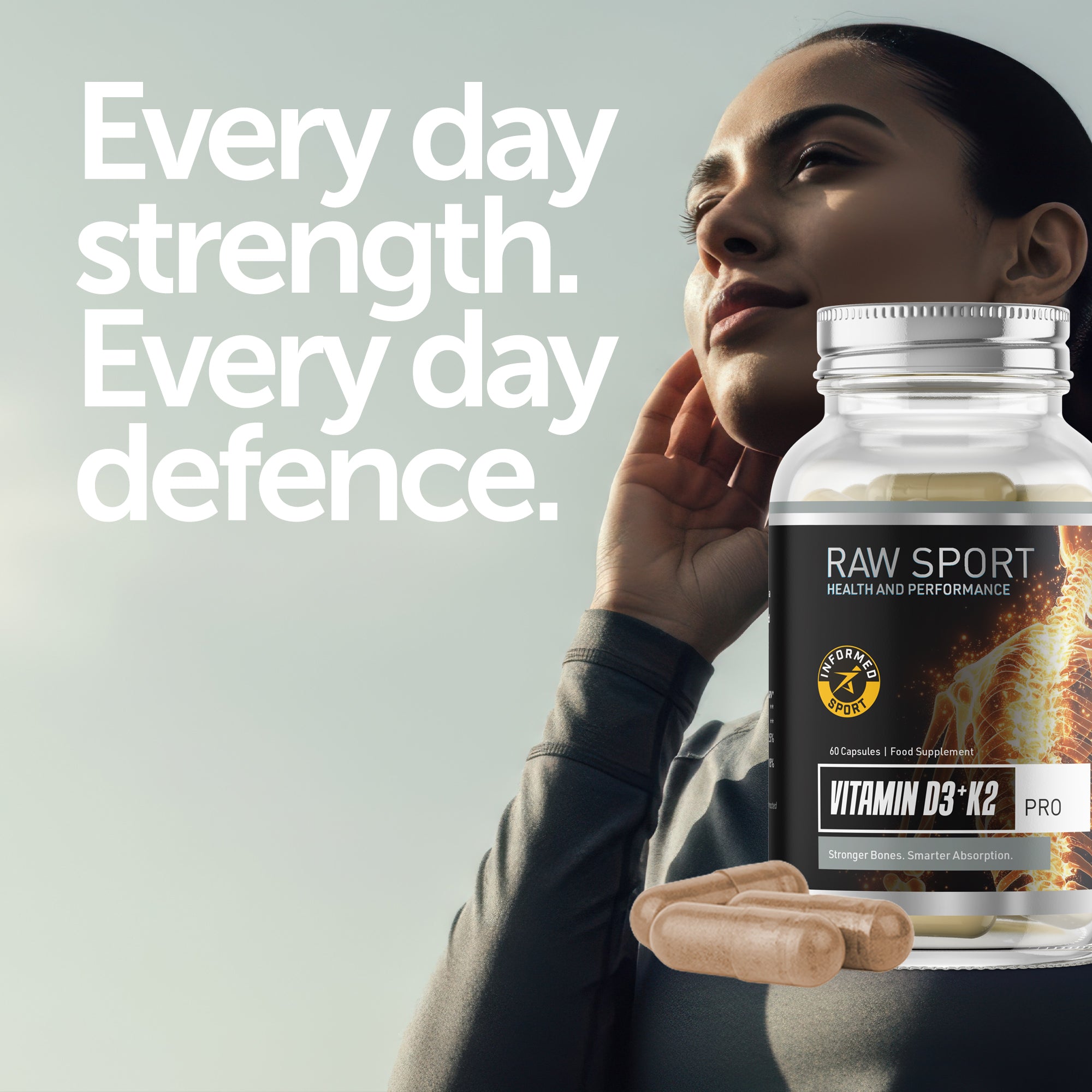 Vitamin D3 + K2 Pro | Informed Sport - Raw Sport
