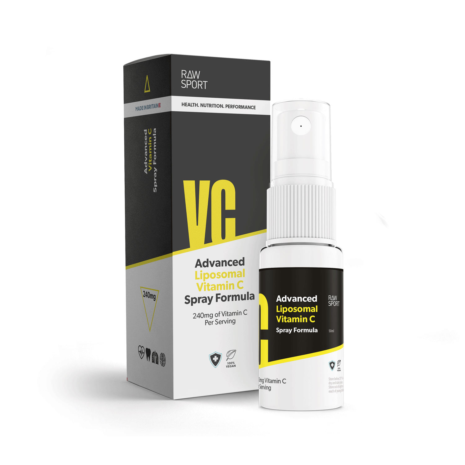 High Strength Vitamin C Liposomal Advanced Spray Raw Sport